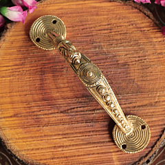 Brass Door Handle for Main Door | Heavy Duty Brass Pull Handle | Decorative Door Hardware for Home & Office, BH11324