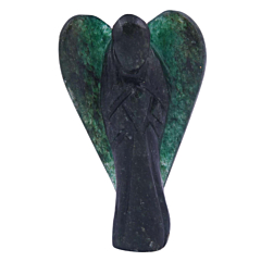 Handcarved Dark Green Aventurine Angel Figurine