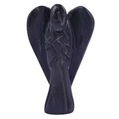Handcarved Black Turmoline Angel Figurine