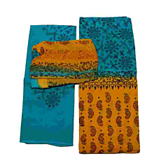 Hand Block Printing Cotton dress Material