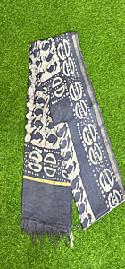 Kota Staple Batik Print Saree with Golden Zari Border & Blouse - Lightweight & Elegant