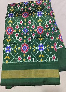 Handloom Pure Mulberry Silk Ikat Saree