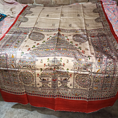 Tasar Ghicha Silk Saree