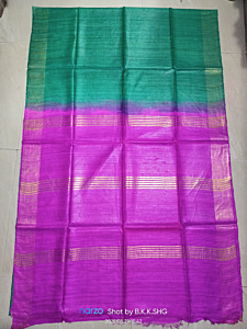 TASAR GHICHA JARI SILK SAREE 