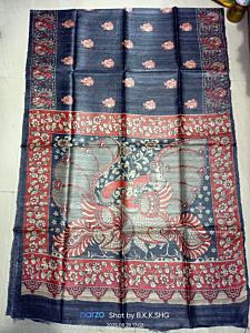 HANDLOOM GHICHA  SILK SAREE 
