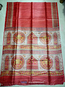 Tussar Ghicha Silk Saree