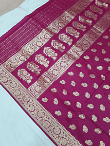 Handloom Banarasi silk suits with dupatta 