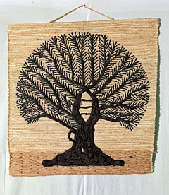 Jute wall hanging 