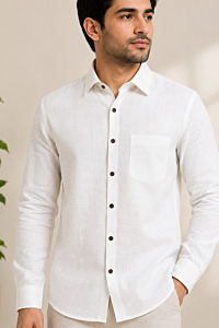Handloom shirts White  M size
