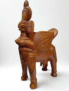 Terracotta Kamdhenu Hatima Figurine 