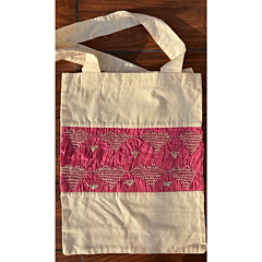 Smocking Khadi Cotton Tote Bags