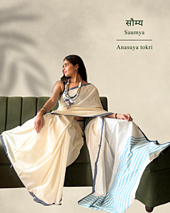 Handspun Khadi Cotton Saree