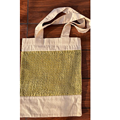 Smocking Khadi Cotton Tote Bags
