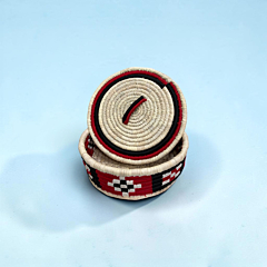 Handwoven Sabai Grass Roti & Gift Box with Lid | Odisha Pasapali Design | Natural Fibre Storage Box