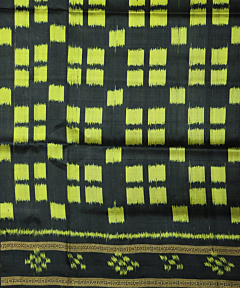 Black khandua silk saree
