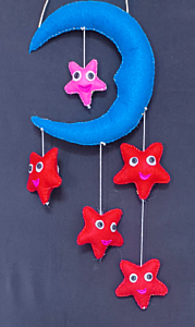 handmade stars & moon decorative product 