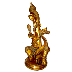 Brass writing lord Ganesha KBH00001