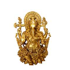 Brass Ganesha Height 16 Inch KBH00004