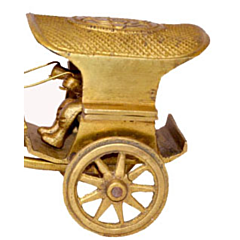 Brass Horse Cart Showpiece KBH00031