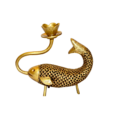 Brass Fish with Candle Stand KBH00045