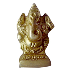 Brass Lord Ganesha Small Idol KBH00116