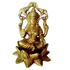 Brass Goddess Lakshmi Idol KBH00135