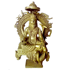 Brass lord vishawakarma 9 Inch | KBH00160