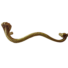 Brass Leaf Door Handle KBH00249