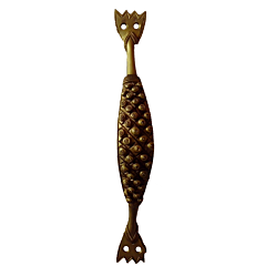 Brass Bundi Beads Door Handle KBH00250