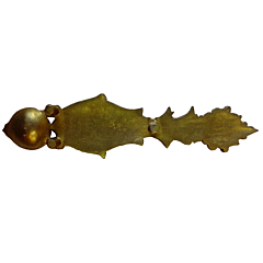 Brass Fish Handle Oil Lamp KBH00284