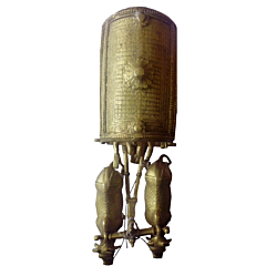 Brass Bullock Cart Big KBH00495