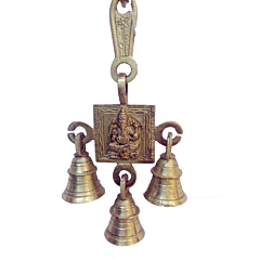 Brass Ganesha Bell Hanging KBH00503