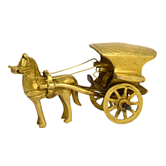Brass Horse Cart Showpiece KBH00542