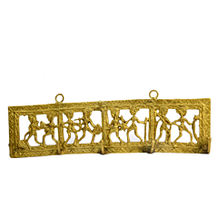Brass Couple Key Holder Wall Hanging KBH00585