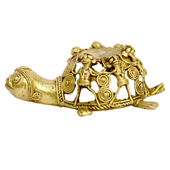 Brass Tortoise Bastar Handicraft Art Sculpture KBH00589