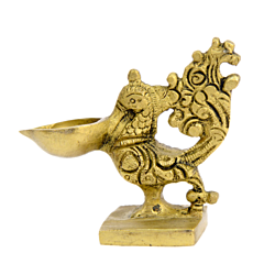 Brass Small Peacock Divi KBH00633