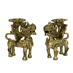 Brass China Dragon Candle Stand KBH00656