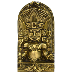 Brass Lord Jain Nakoda Bhairav Statue KBH00670