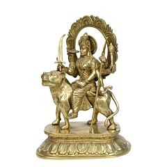 Brass Ambe Devi Big Statue Idol KBH00724