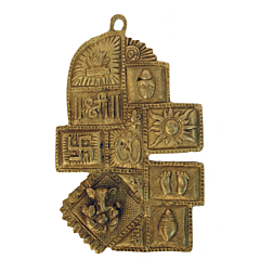 Brass Wall Hanging Vastu Plate KBH00852
