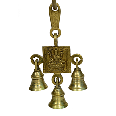 Brass Wall Hanging Laxmi Bell KBH00858