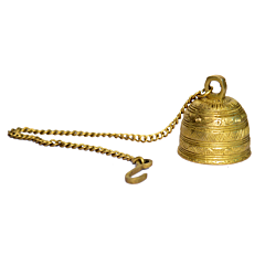 Brass Small Carving Bell KBH00969