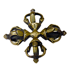 Brass Nepali Vajra  KBH01014