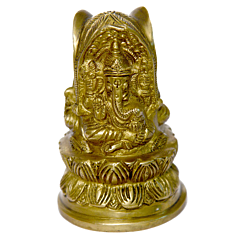 Brass 3 Side Ganesha Idol KBH01030