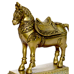 Brass Horse Statue KBH01039