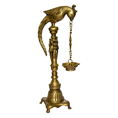 Brass peacock divi 16 Inch | KBH01052