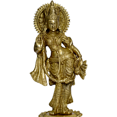 Brass radha krishna pair medium 11 Inch | KBH01066