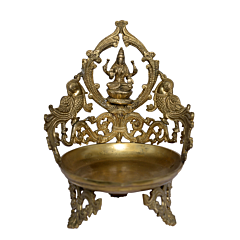 Brass laxmi oil lamp divi big 11 Inch | KBH01070