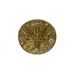 Brass Gaj Laxmi Wall Hanging KBH01205