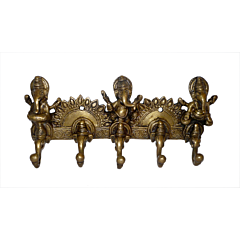 Brass Ganesha Key Holder Big KBH01220